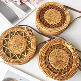 Handmade small straw bags