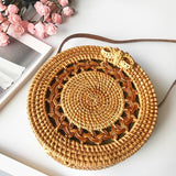 Handmade small straw bags